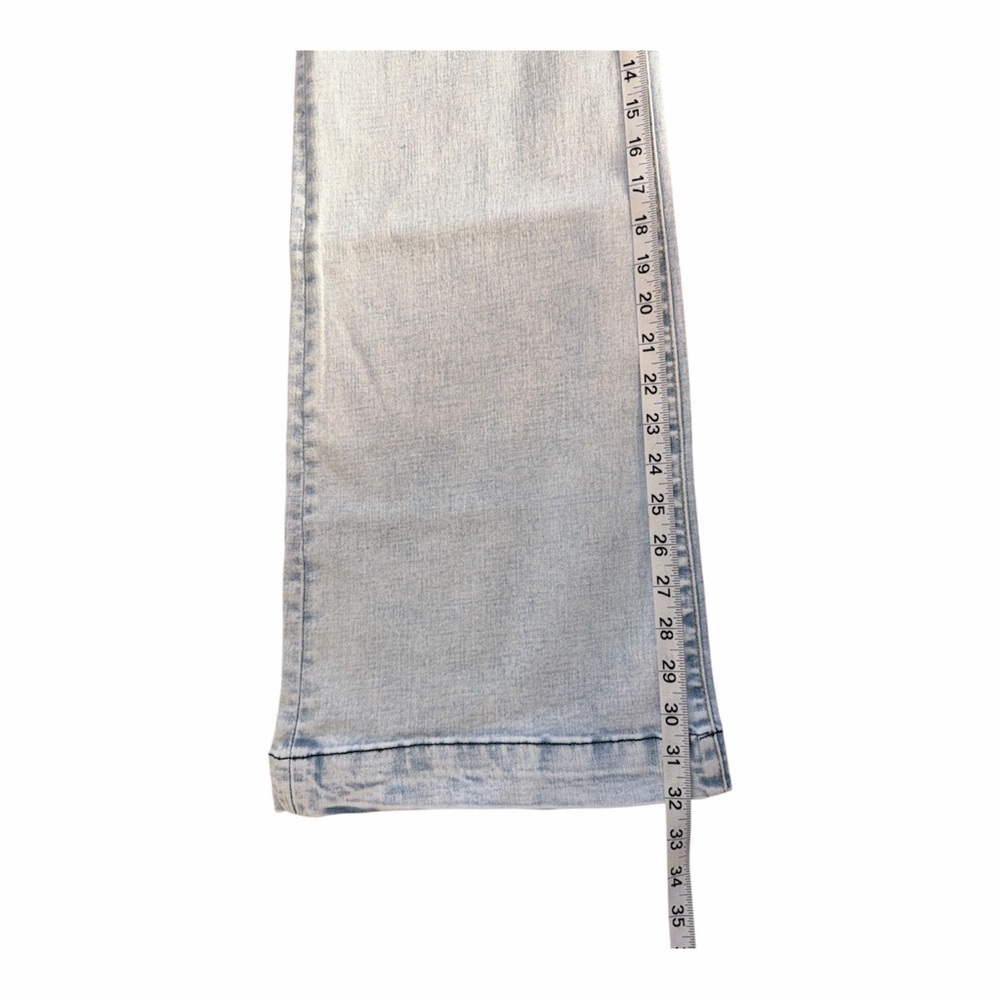 RANCH DRESSN SIGNATURE LIGHT WASH TROUSER SIZE LARGE 12 MIDRISE STRETCH NWT - Picture 4 of 5